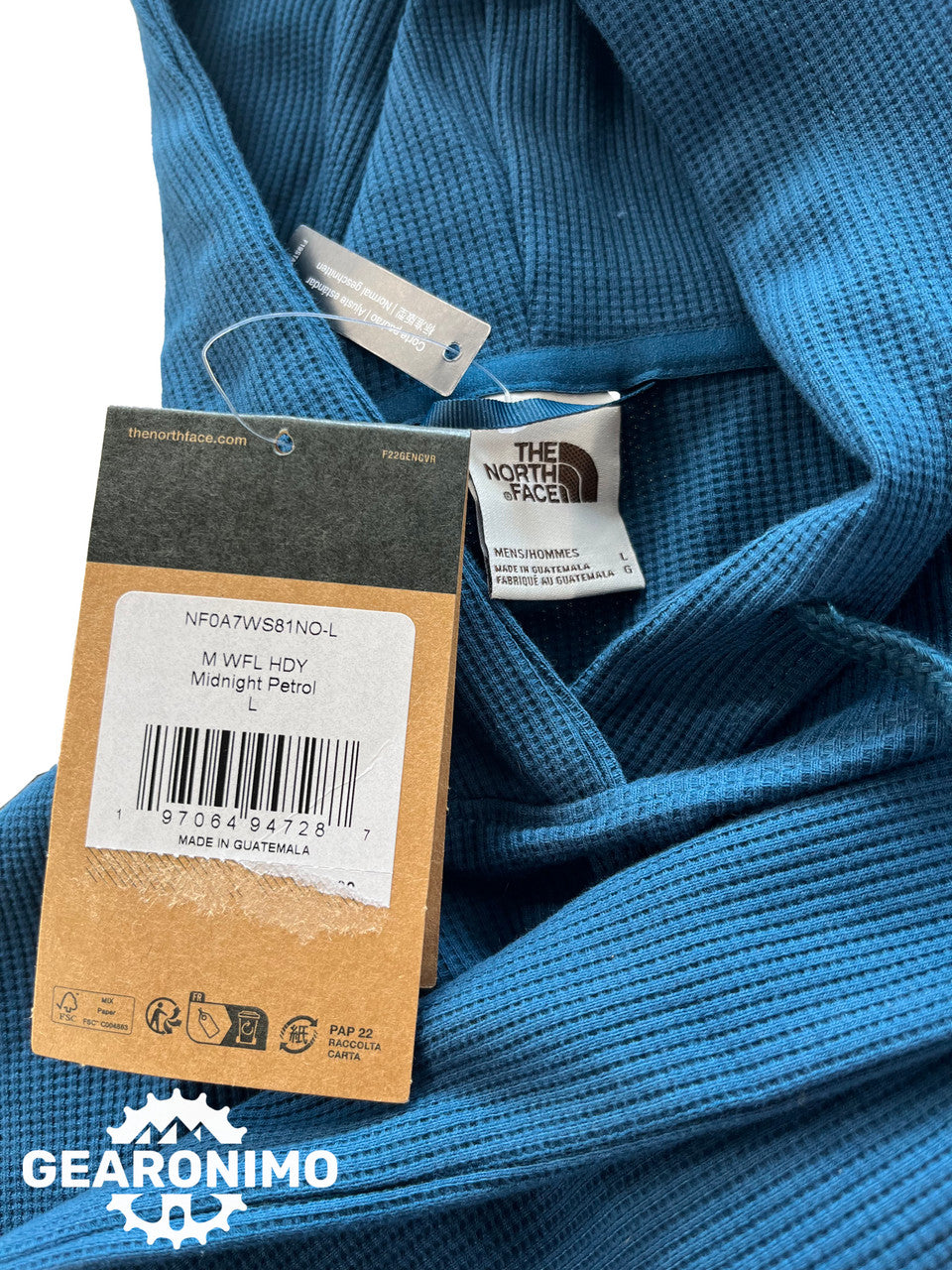 The North Face Waffle Hoody - Men's Large - image 3