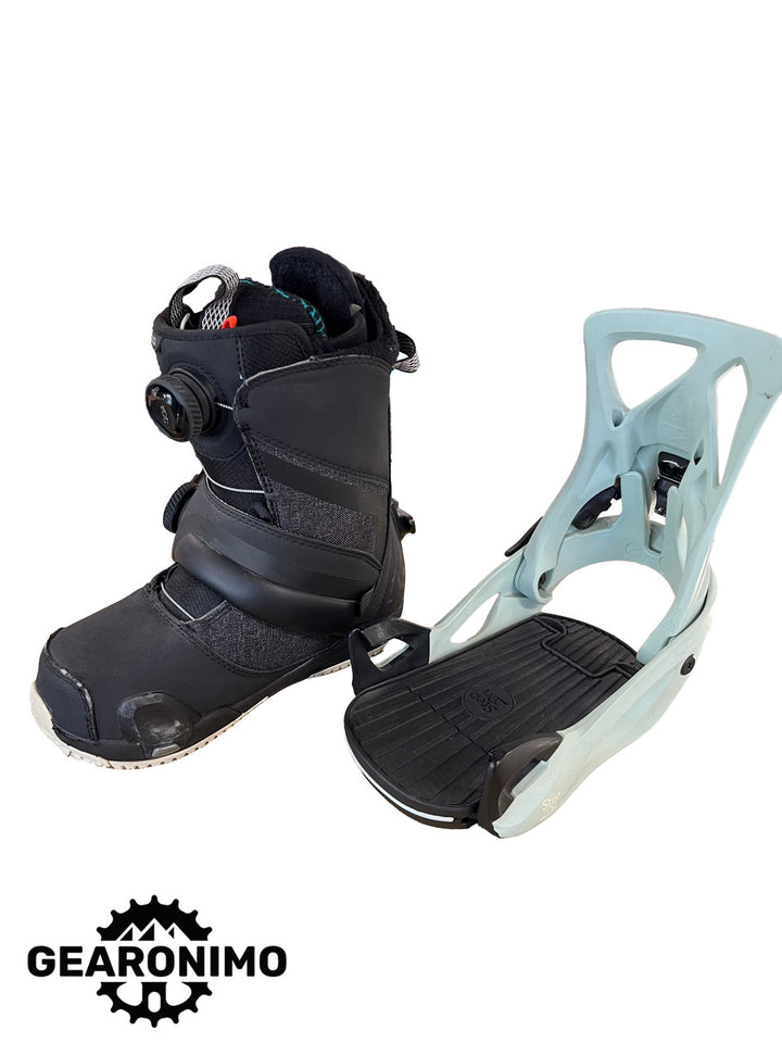 Burton Step On Bindings With Felix Boots combos - Women's 5 - image 1