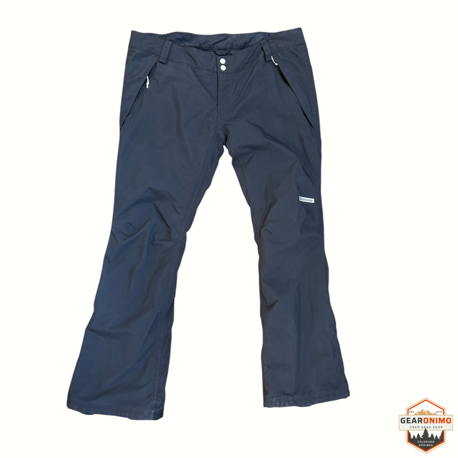 Gearonimo Sports Armada Mula women's black snow pants in size XL, featuring a clean design for skiing and snowboarding.