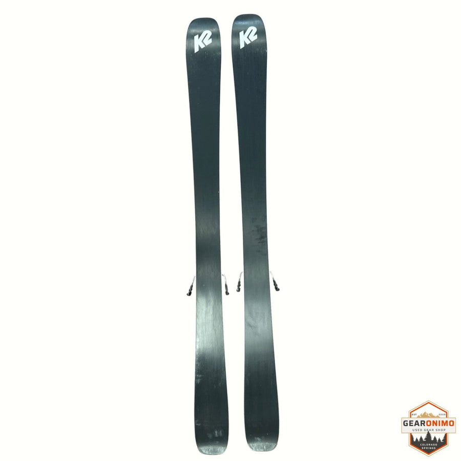 Gearonimo Sports K2 MindBender 90 C W skis in black with Marker Squire 10 bindings, 154 cm length