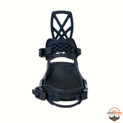 Gearonimo Sports Ride C-2 snowboard bindings in black with a highback and adjustable straps for medium boots
