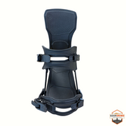 Gearonimo Sports Ride Drone 2026 snowboard bindings in matte black with adjustable straps and highback support.
