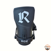 Gearonimo Sports Ride Drone 2026 snowboard binding in matte black with white logo on the highback