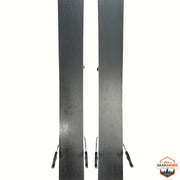 Gearonimo Sports Volkl Mantra 88 skis in 177 cm length featuring black bases, shown from a bottom view.