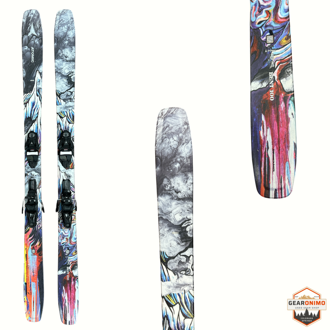 Atomic Bent Chetler 100 with Atomic Strive 11 Bindings - 179 cm