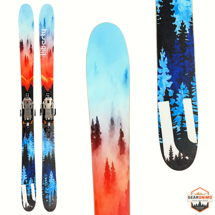 liberty origin 106 Skis With 22 designs outlaw x NTN Bindings -171 cm