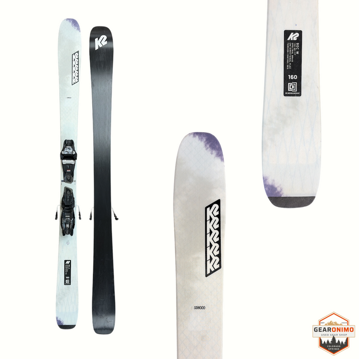 K2 Mindbender 90c Skis With Marker Squire 10 Bindings (2025) - 160 cm