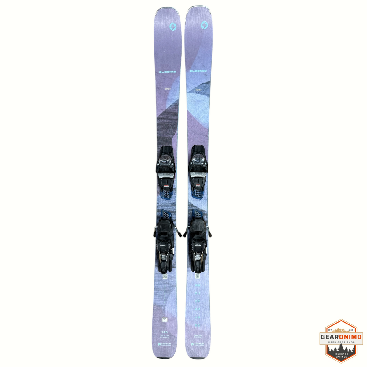 Blizzard Black Pearl 88 Skis with Marker TCX 11 Bindings - Size 146cm