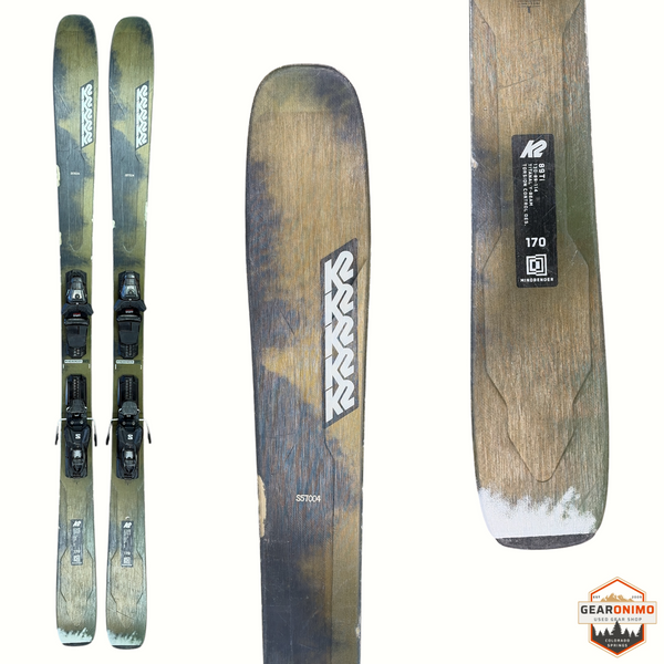 K2 Mind Bender 89 Ti Skis With Salomon M11 Bindings - 170 cm