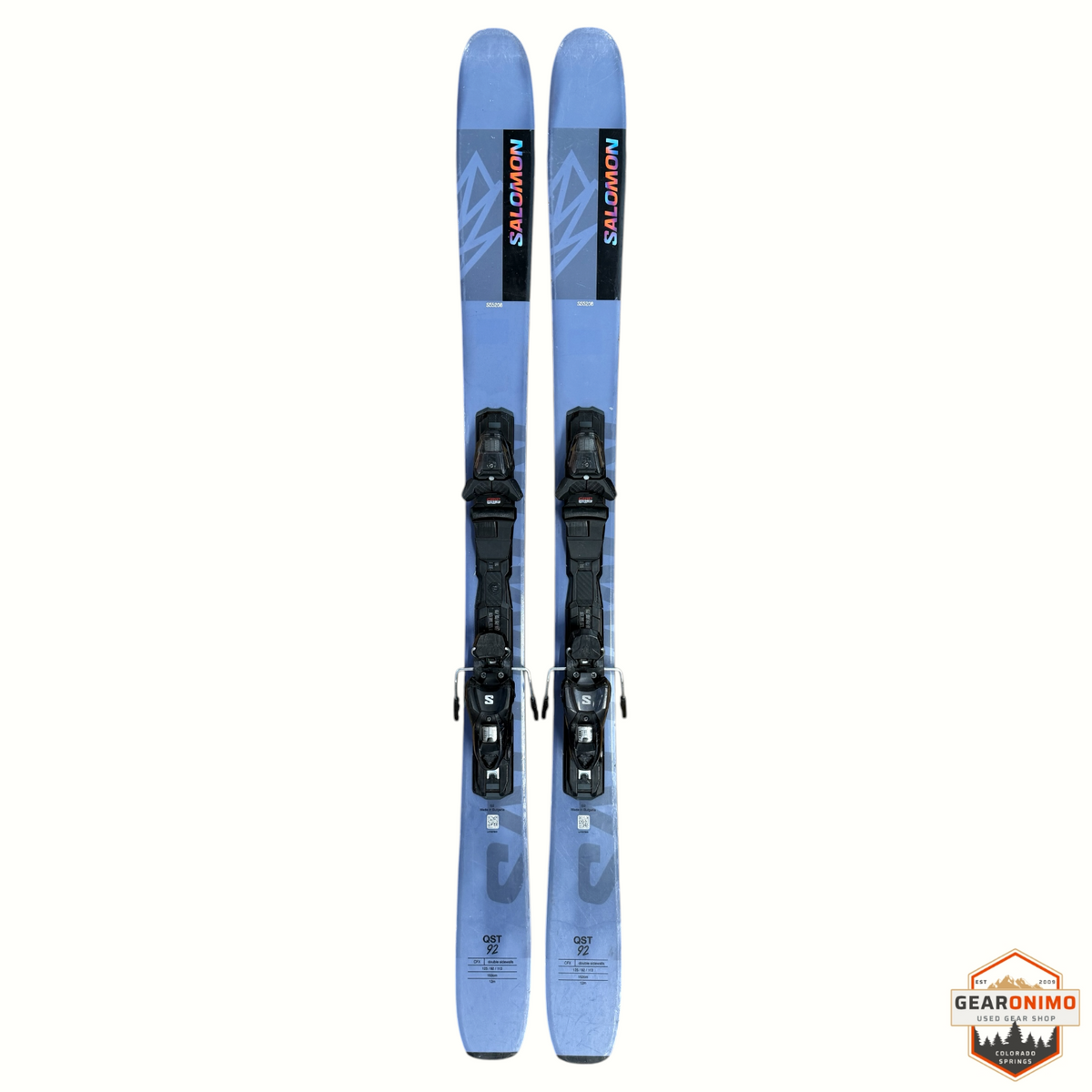 Salomon QST 92 Skis with Salomon M11 Bindings - Size 152cm
