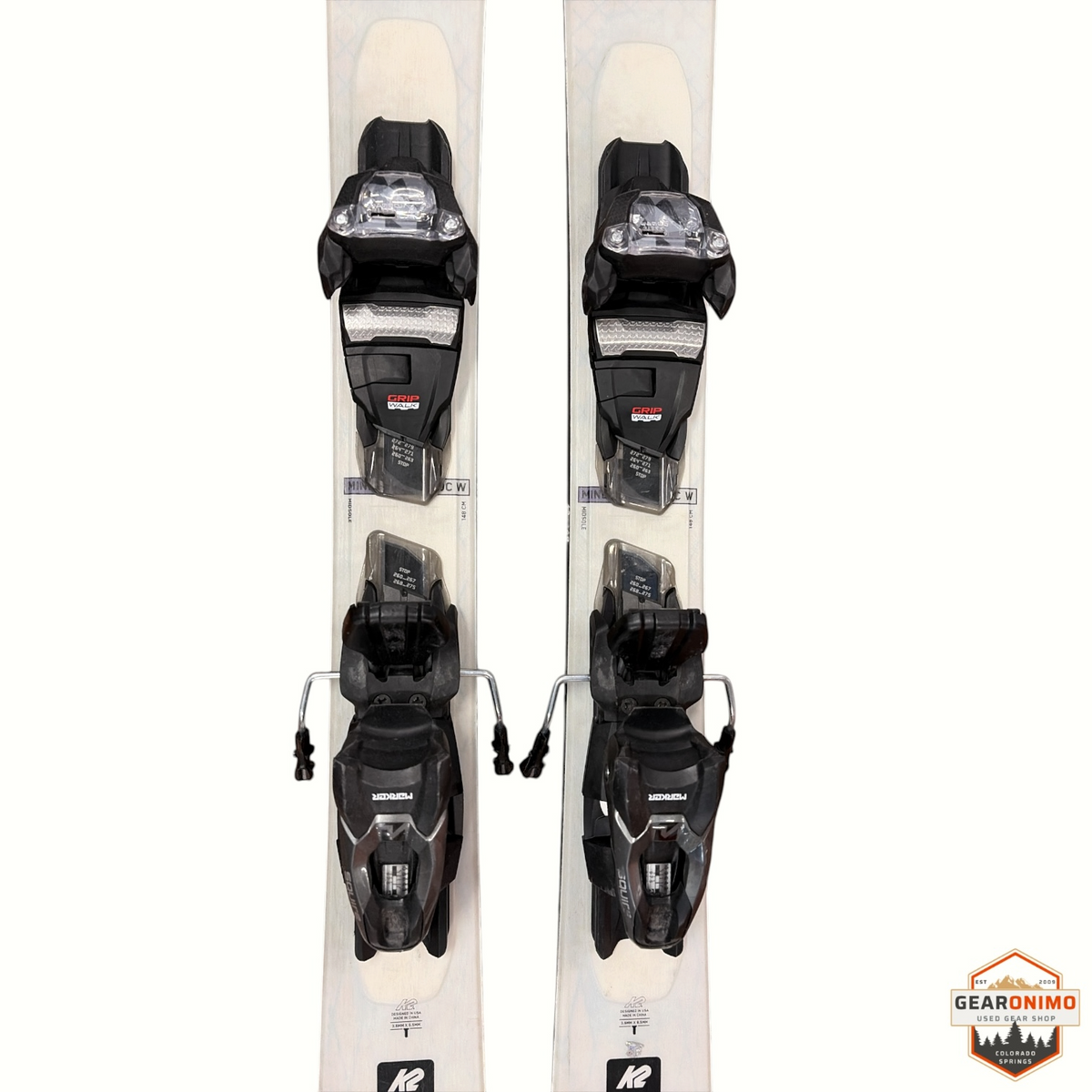 K2 MindBender 90c Skis with Marker Squire 10 Bindings - 148cm
