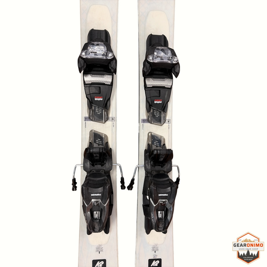 K2 MindBender 90c Skis with Marker Squire 10 Bindings - 148cm