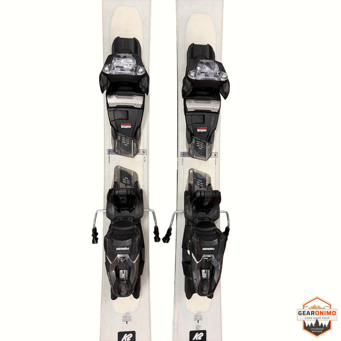 K2 MindBender 90c Skis with Marker Squire 10 Bindings - 148cm