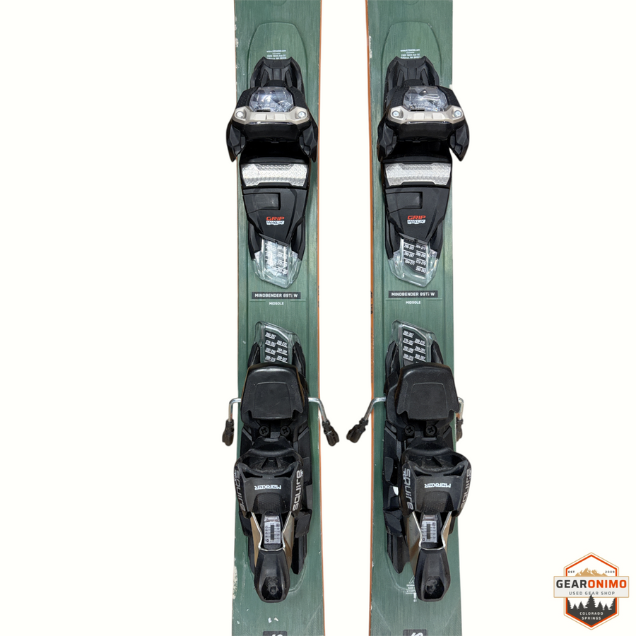 K2 Mindbender 89 Ti Skis with Marker Squier TCX 13 Bindings - Size 158cm