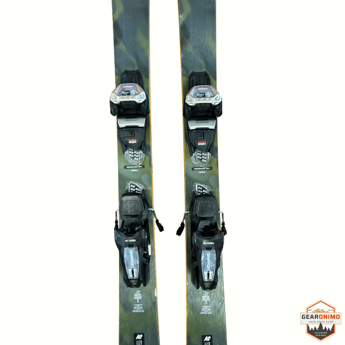 K2 Mindbender 89 Ti Skis With Marker Griffon 13 Bindings - 170 cm