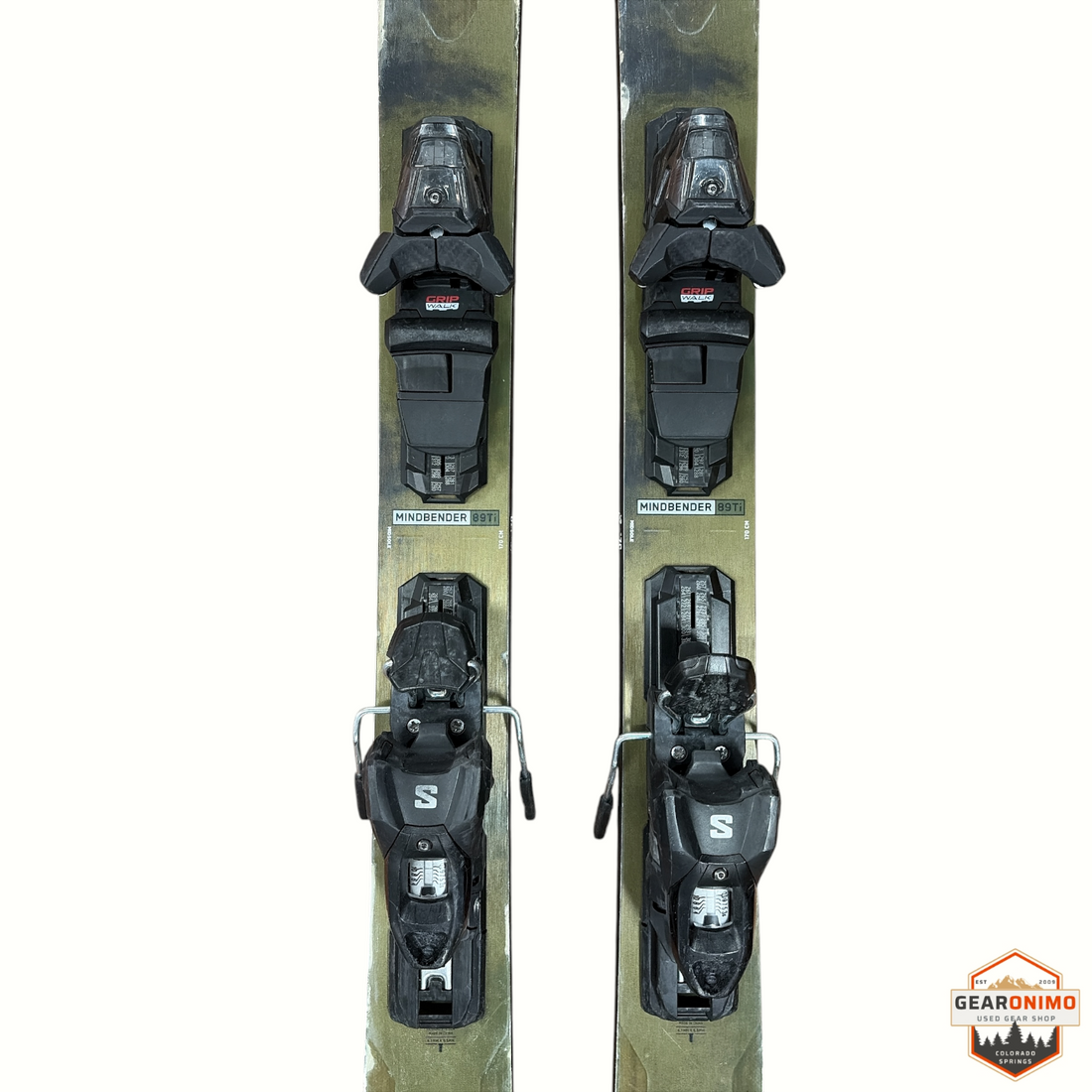 K2 Mindbender 89 Ti Skis with Salomon M 11 bindings - 170 cm
