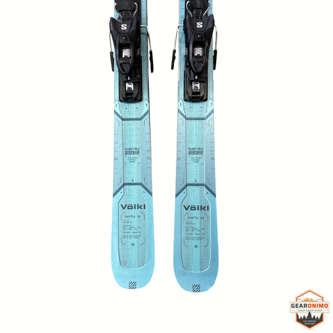 Volkl Mantra 88 Skis With Salomon M11 Bindings - 177 cm