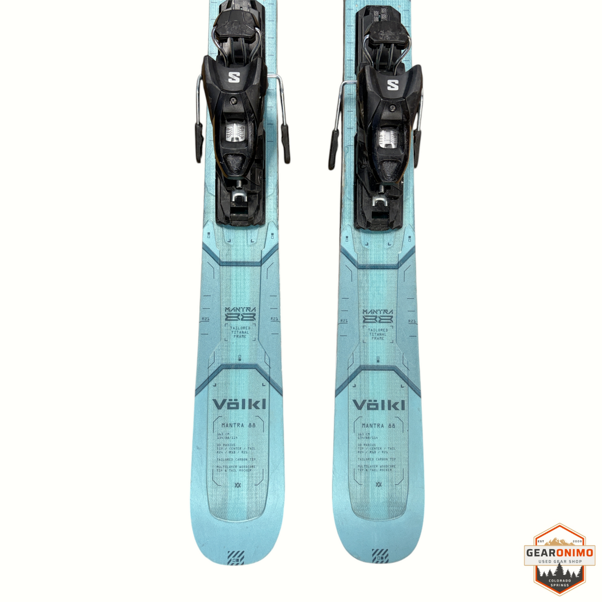 Völkl Mantra 88 Skis (2026) with Salomon M 11 Bindings - Size 163cm