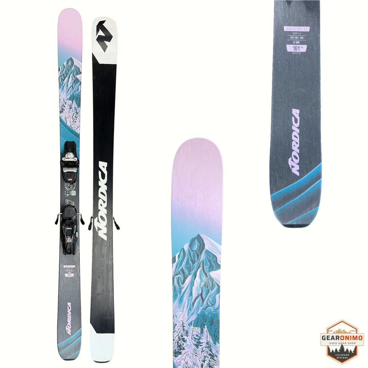 Nordica Santa Ana 92 Skis With Marker Squire TCX Bindings (2025) - 161 cm