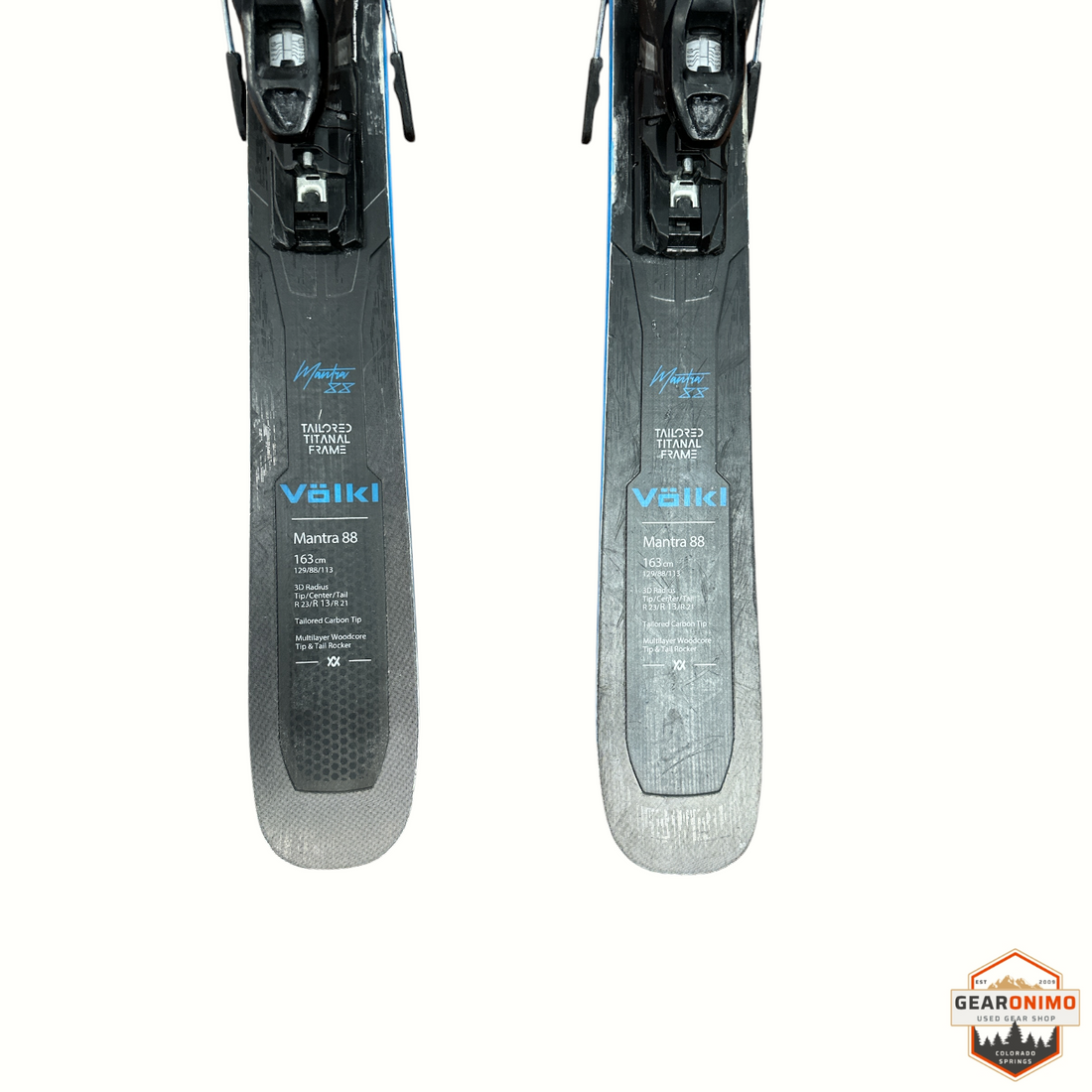 Völkl Mantra 88 Skis with Salomon M 11 Bindigns - 163 cm