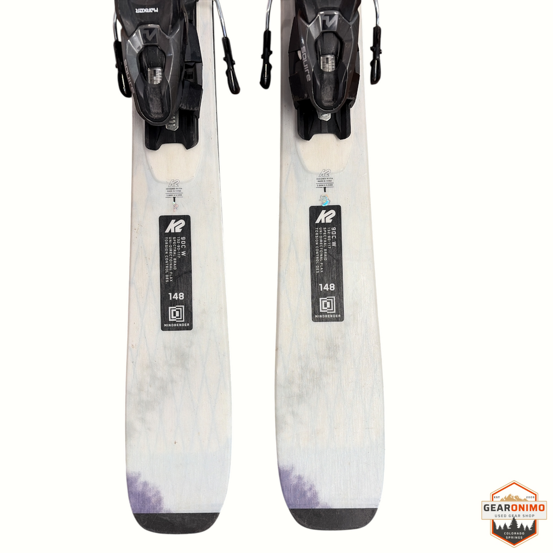K2 K2 MindBender 90 C W Skis with Marker Squire 10 - 148cm