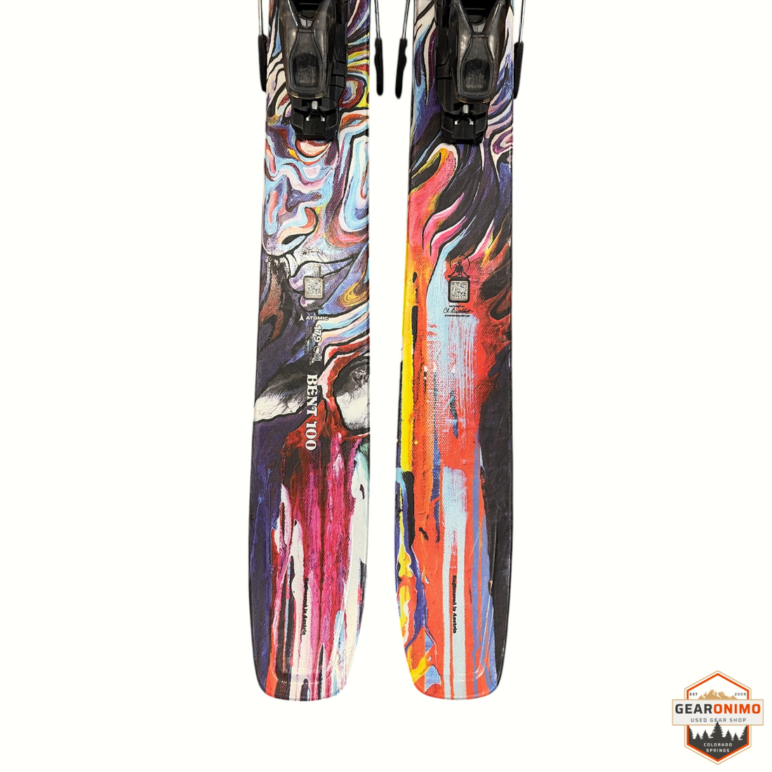 Atomic Bent Chetler 100 Skis with Atomic strive 11 Bindings - 179cm