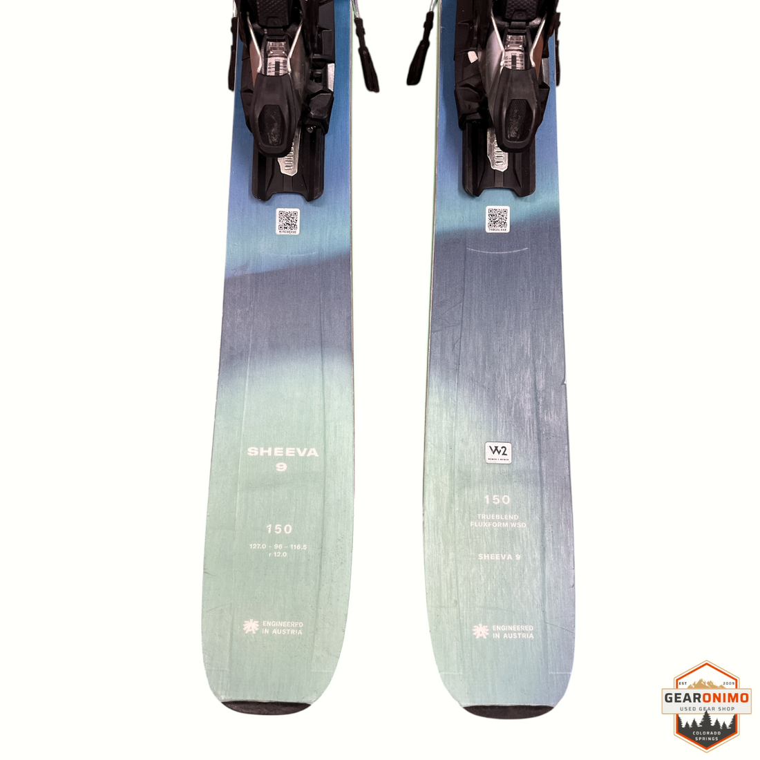 Blizzard Sheva 9 Skis With Marker Squire TCX Bindings - 150 cm