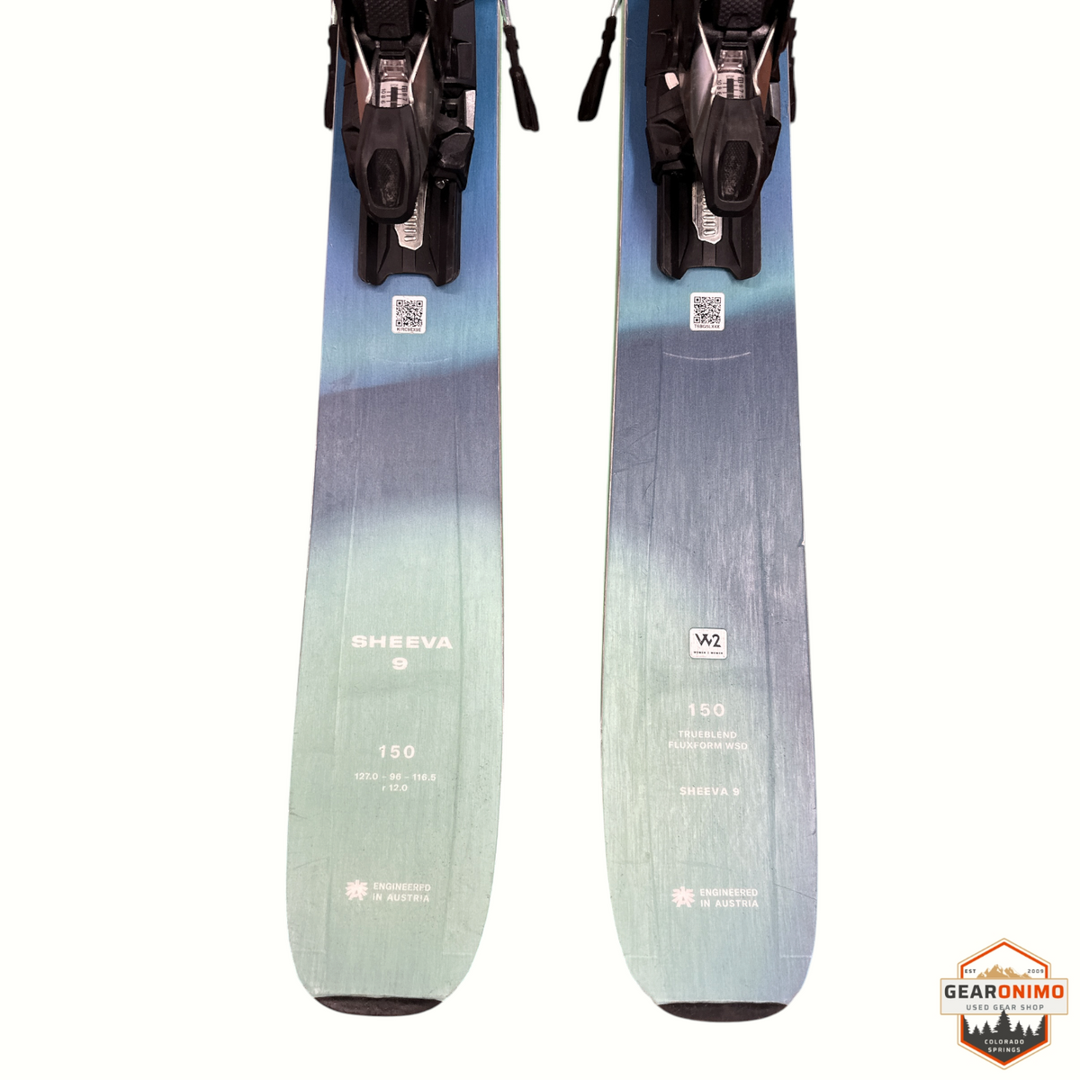 Blizzard Sheva 9 Skis With Marker Squire TCX Bindings - 150 cm