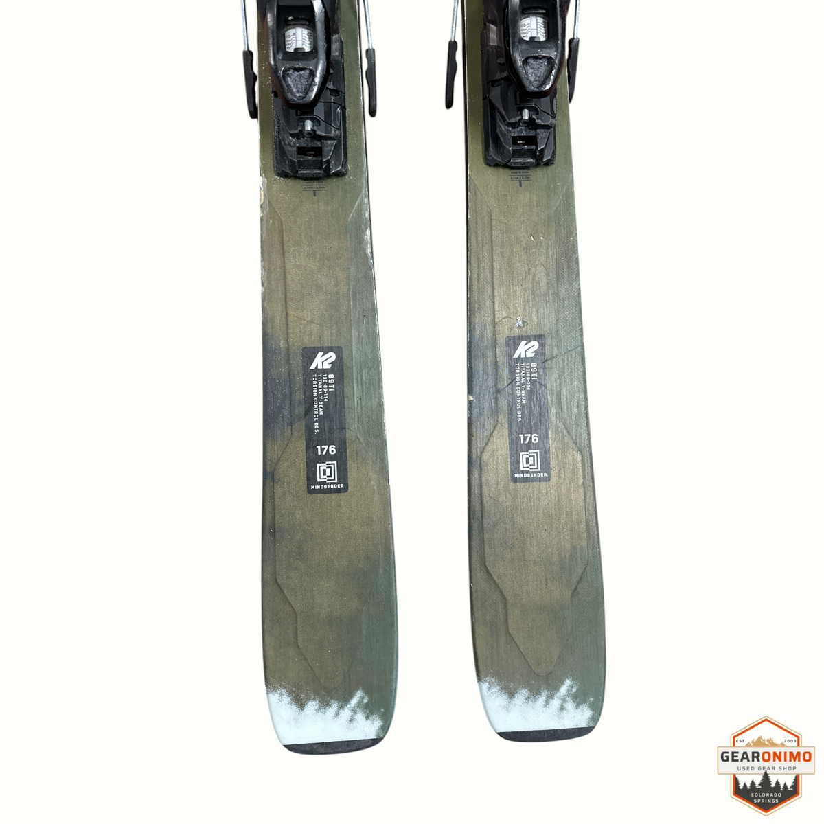 K2 Mindbender 89 Ti Ski with Salomon M11 Bindings - 176 cm