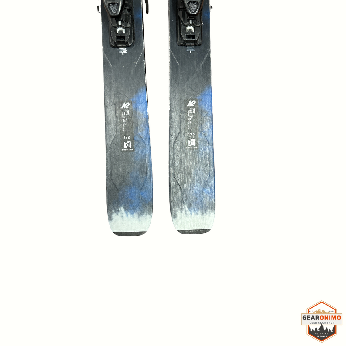 K2 Mindbender 99 Ti Skis with Salomon M 11 Bindings - 172 cm