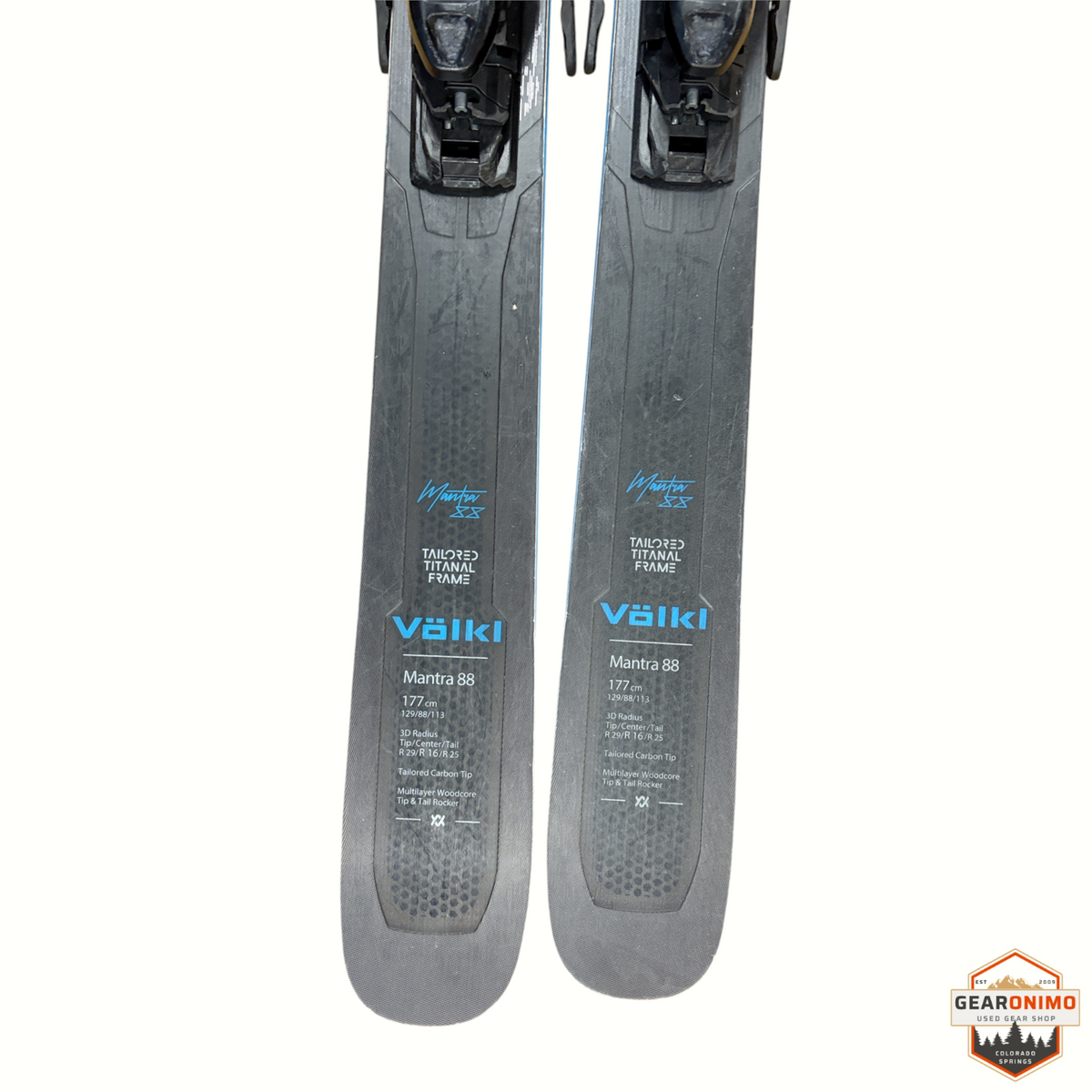 Völkl Mantra 88 Skis with Salomon M 11 Bindings - Size 177cm