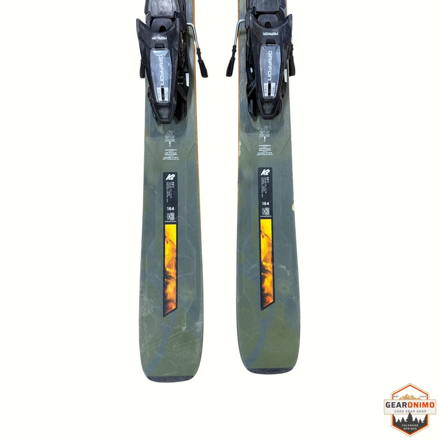 K2 MindBender 89ti Ski with Marker Griffon 13 Bindings - Size 164cm