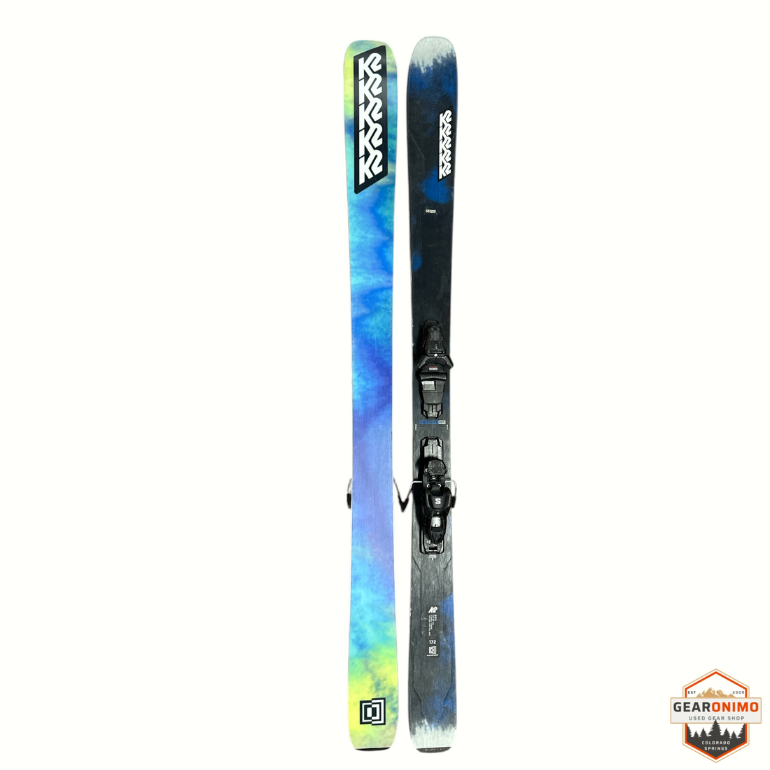 K2 Mindbender 99 Ti Skis with Salomon M 11 Bindings - 172 cm