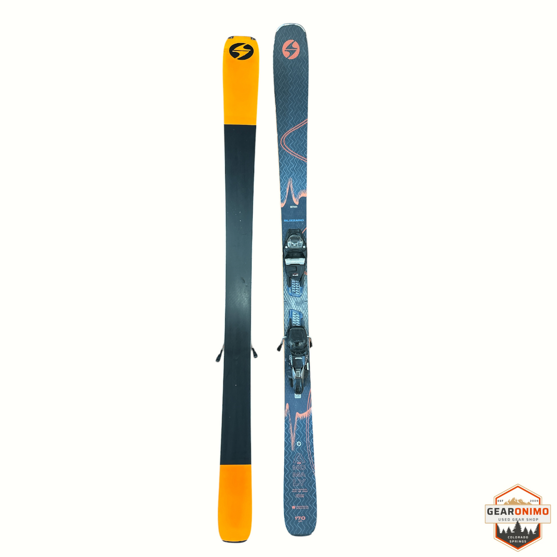 Blizzard Anomany 88 Ski with Marker TCX 11 Bindings - 170 cm