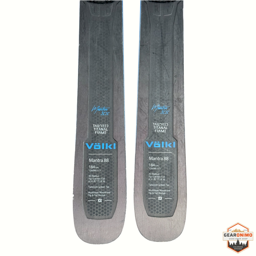 Völkl Mantra 88 Skis with Salomon M11 Bindings - Size 184cm