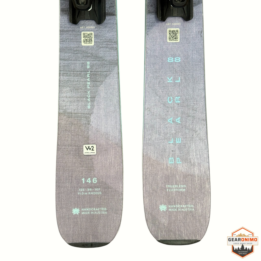 Blizzard Black Pearl 88 Skis with Marker TCX 11 Bindings - Size 146cm