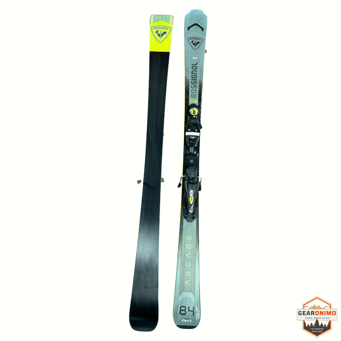 Rossignol arcade 84 Skis With Look SPX 12 Bindings - 160 cm