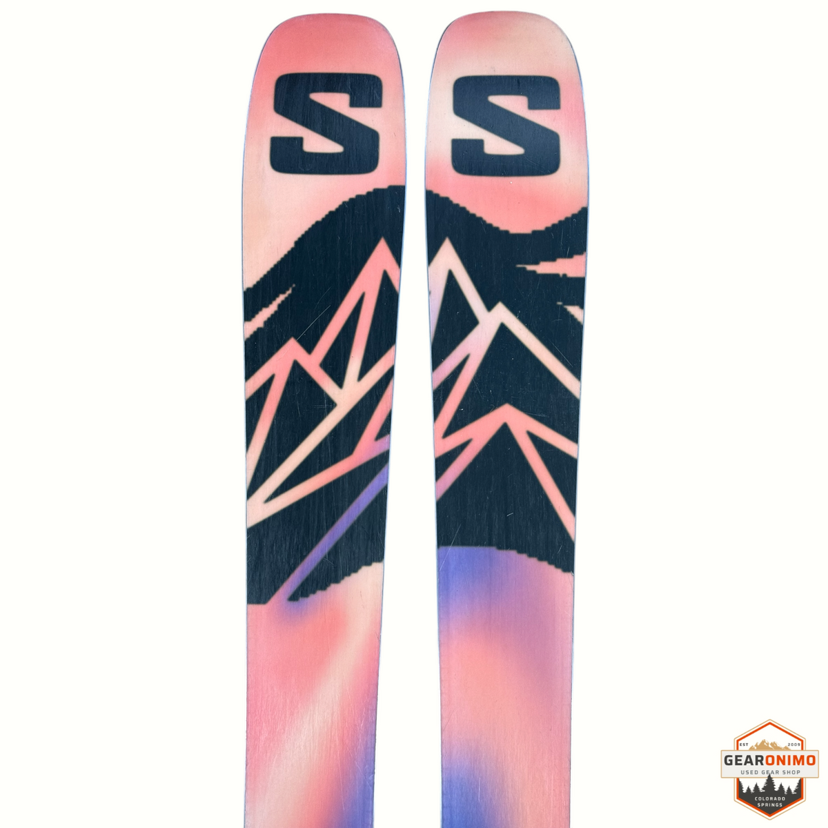 Salomon QST 94 Skis with Salomon Strive 11 Bindings - Size 164cm