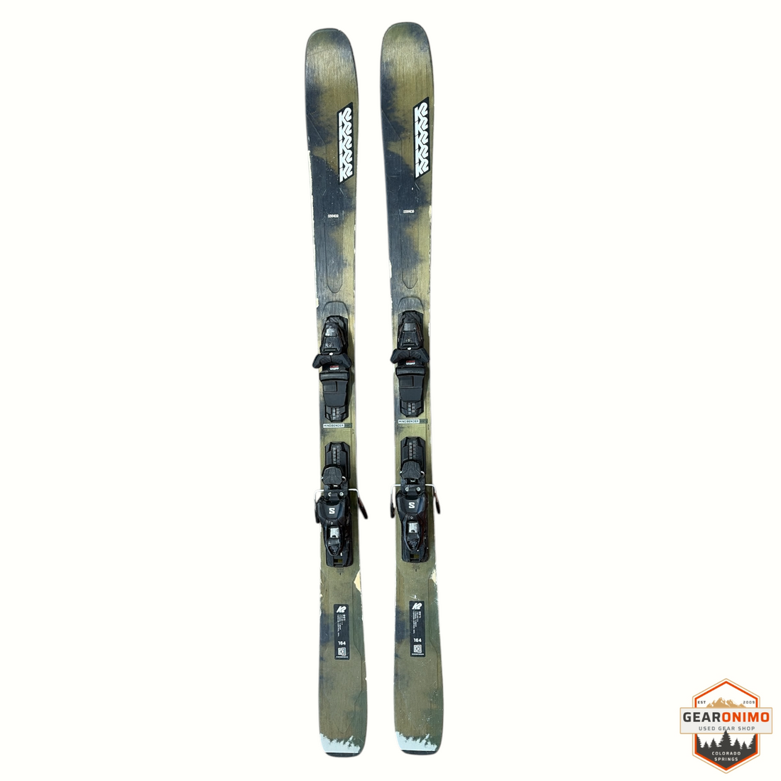 K2 MindBender 89ti Skis With Salomon M 11 Bindings - 164 cm