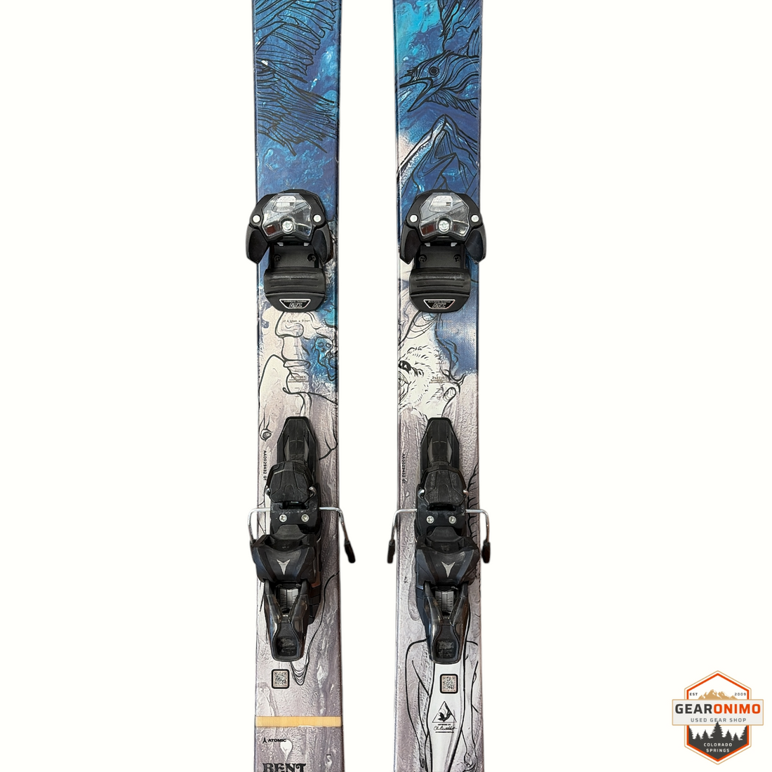 Atomic Bent Chetler 100 Skis With Atomic Warden 11 Retail Binding - 172 cm