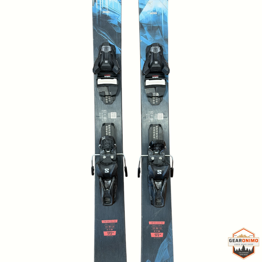 Nordica Enforce 99 Skis with Salomon Strive 11 Bindings - 173 cm