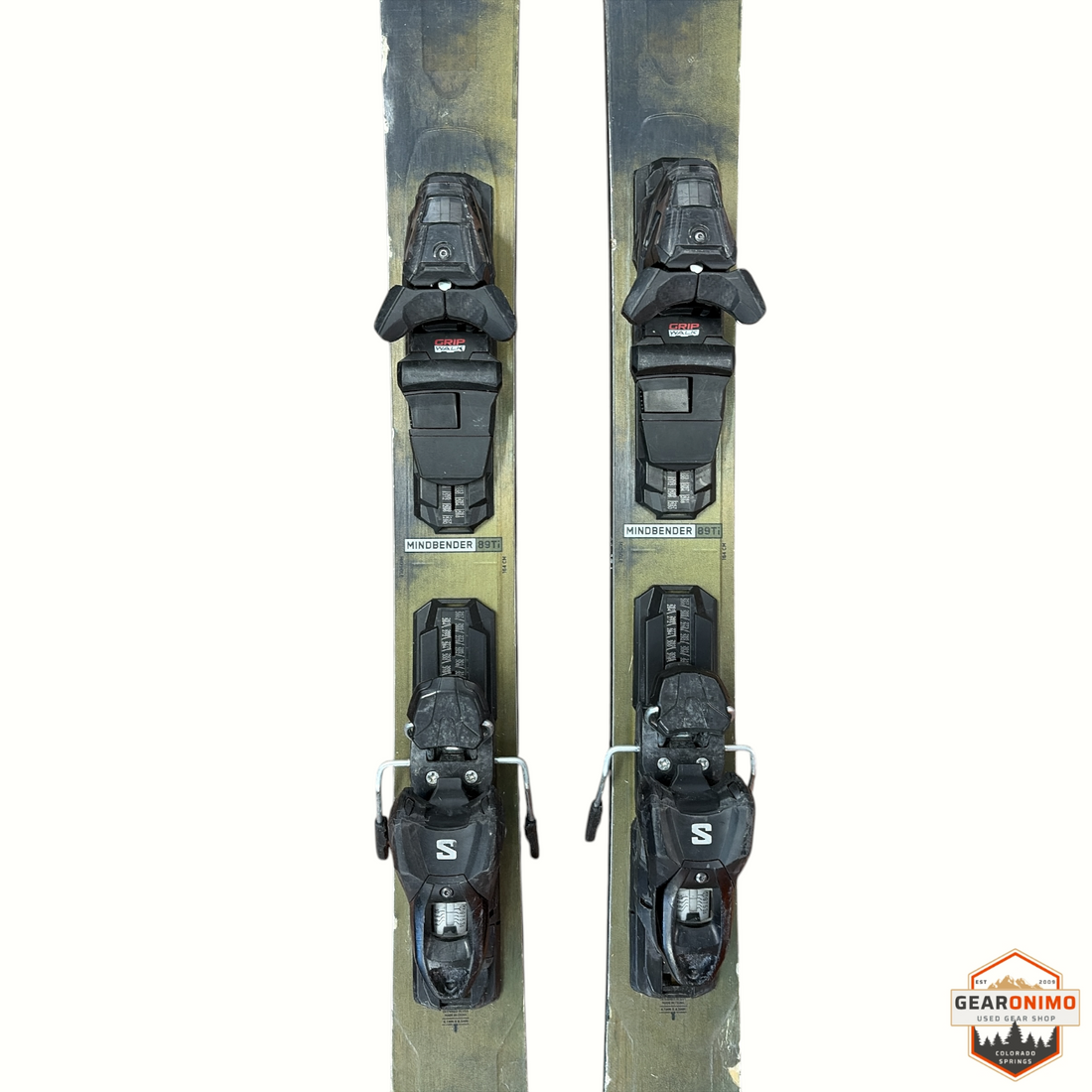 K2 MindBender 89Ti Skis With Salomon M 11 Bindings - 164 cm
