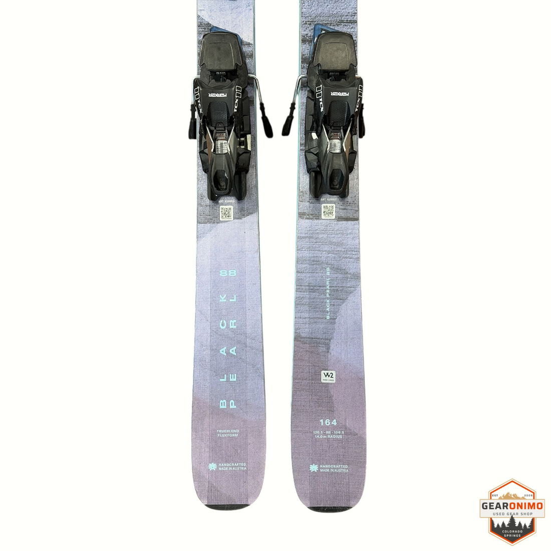 Blizzard Black Pearl 88 Skis With Marker TCX 11 Bindings - 164 cm