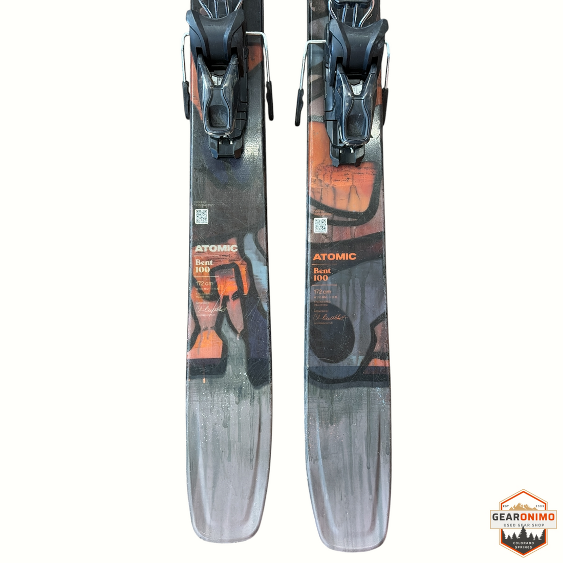 Atomic Bent Chetler 100 Skis With Atomic Strive 11 Bindings - 172 cm