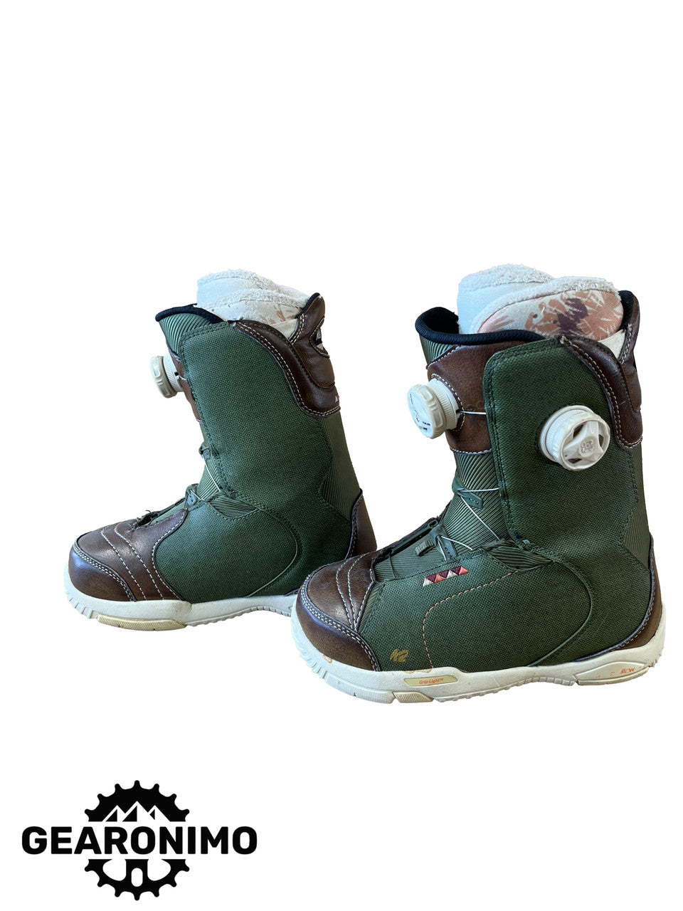 K2 Contour Double Boa Snowboard Boots - Women's 5 - image 1