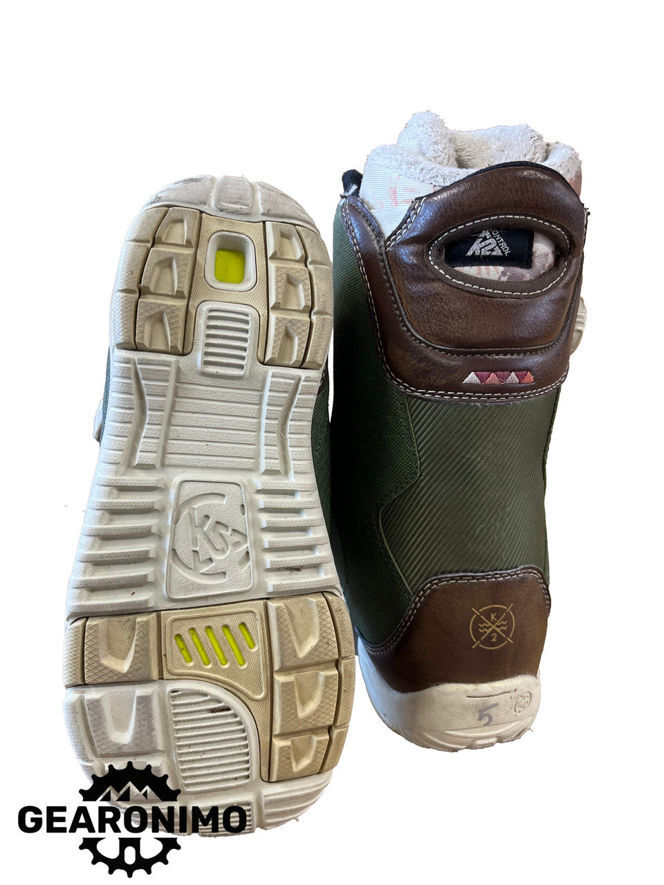 K2 Contour Double Boa Snowboard Boots - Women's 5 - image 2