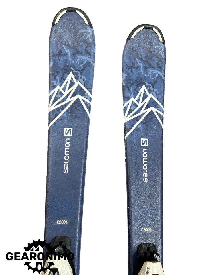 Salomon QST Max Jr Skis with Salomon C5 bindings - Multiple Sizes Available - image 1