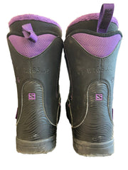 Salomon Pearl Boa zebra Snowboard Boots - Multiple Women's Sizes Avalible - image 2
