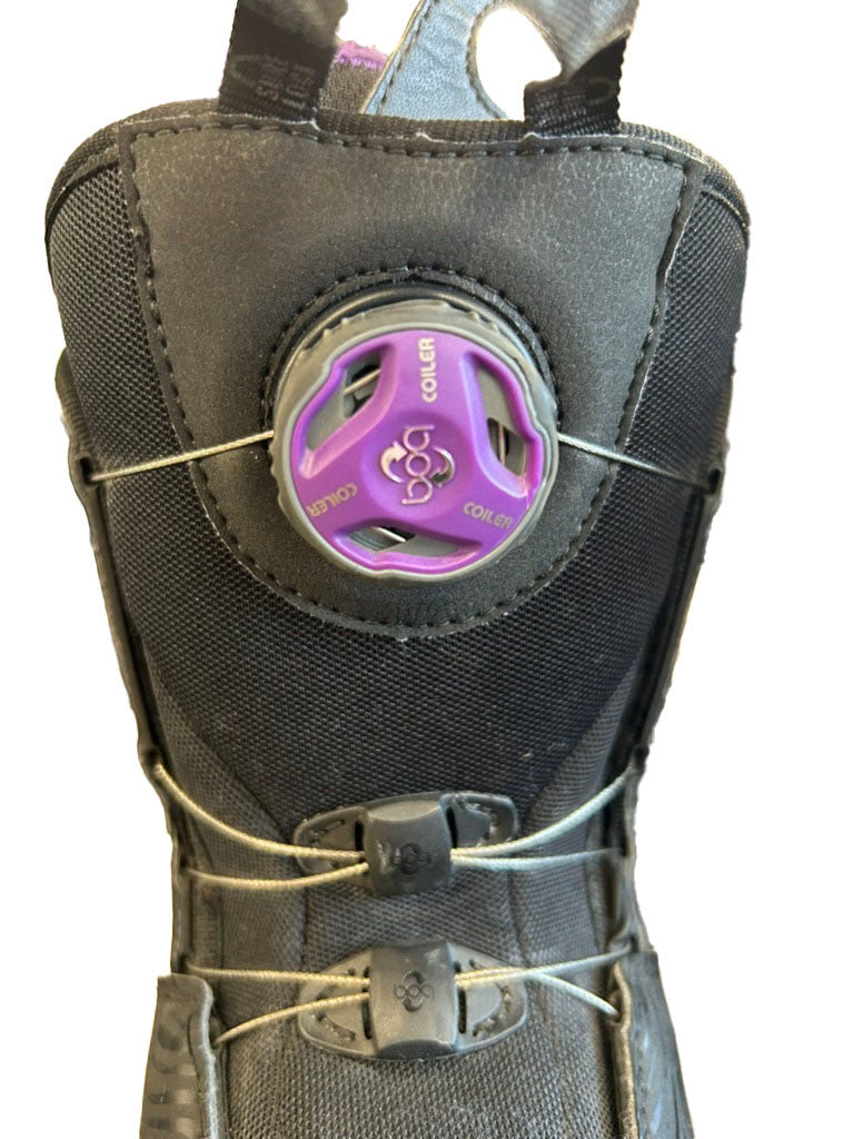 Salomon Pearl Boa zebra Snowboard Boots - Multiple Women's Sizes Avalible - image 3
