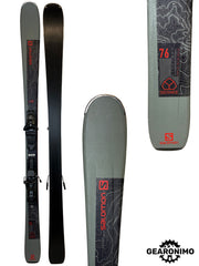 Salomon Distance 76 Skis With Salomon 3m10 Bindings